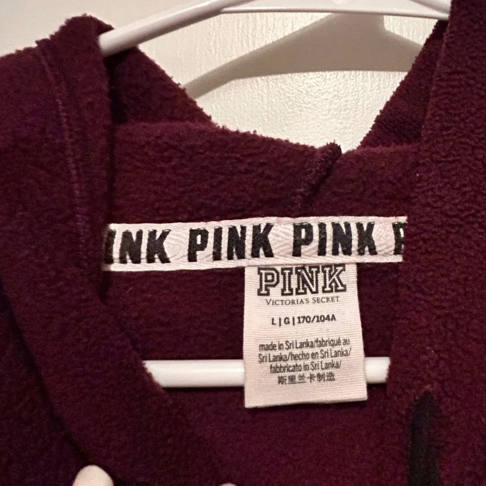 Victoria's Secret Deep Burgundy Hoodie - Picture 6 of 8